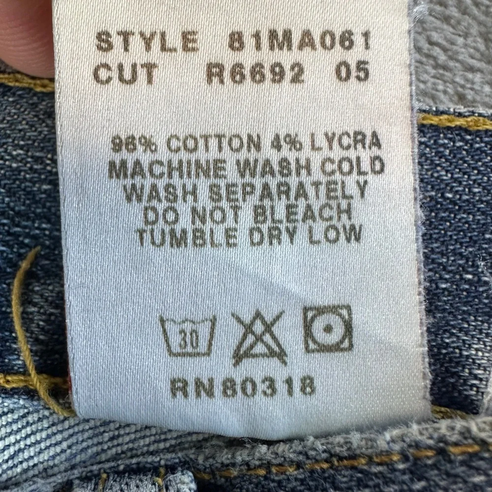 Vintage Lucky Brand Denim Shorts Women's Size‎ 4 / 27 Blue Bermuda Jean Shorts